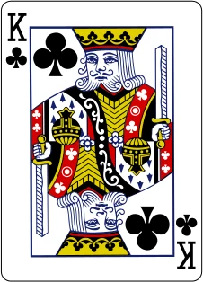 King of clubs played as a Thulla